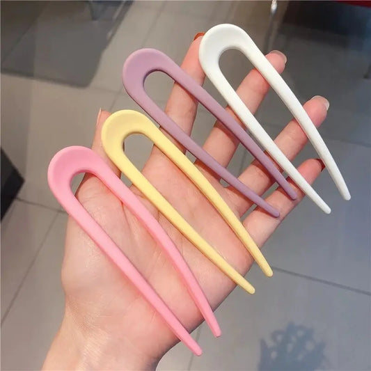 Candy Color Hair Sticks for Women