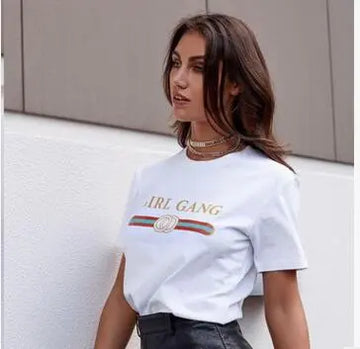 White Fashion Soft Women T Shirt