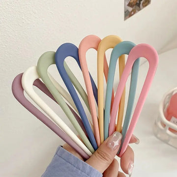 Candy Color Hair Sticks for Women