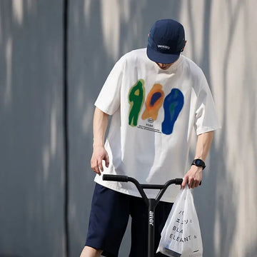 Cotton Oversized Summer Men T-Shirt