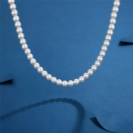 Natural Pearl Necklace For Men